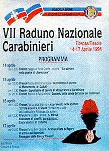 Raduno anc carabinieri Firenze - 1994