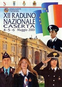 Raduno anc carabinieri Caserta - 2001