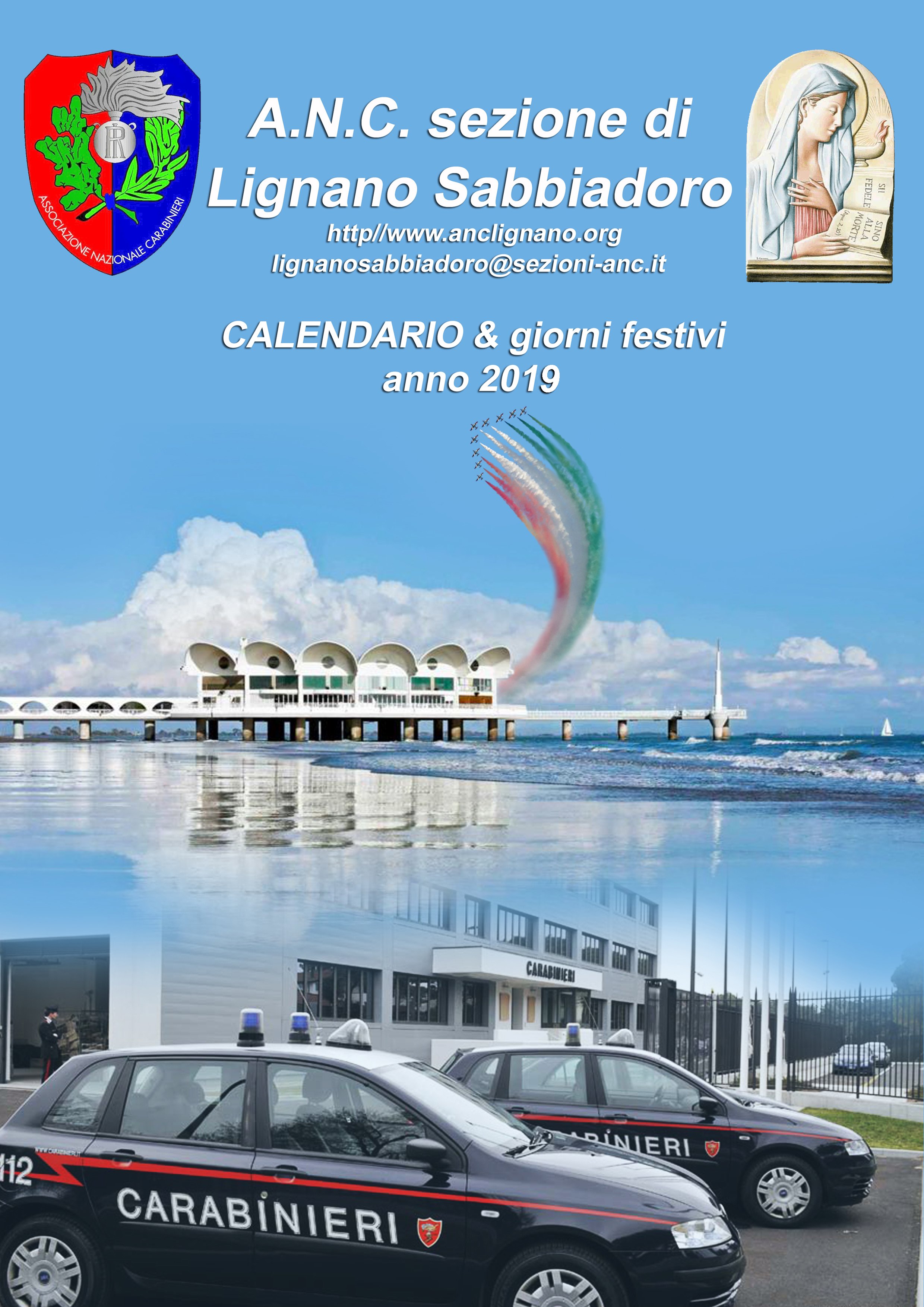 Calendario 2019 ANC. Lignano